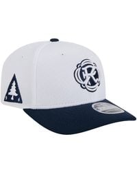 KTZ - White/navy New England Revolution 2025 Jersey Hook 9seventy Stretch-snap Hat - Lyst