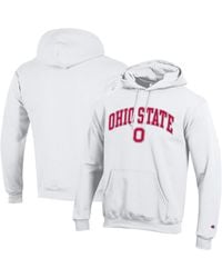 Champion - Miami Hurricanes Arch Over Logo Pullover Hoodie - Lyst