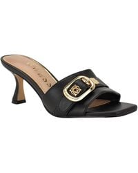 Guess - Dittara Slip-on Kitten Heel Sandals - Lyst