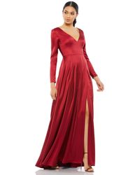 Mac Duggal - Plus Satin Formal Cocktail And Party Dress - Lyst