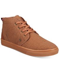 levi's high top canvas shoes