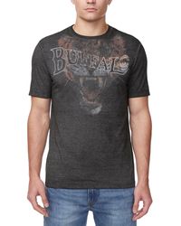 Buffalo David Bitton - Talop Faded Short Sleeve Crewneck Tiger Graphic T-shirt - Lyst