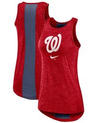 Nike Women's Tampa Bay Rays Navy Mix Tank Top