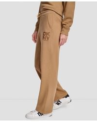 DKNY - Sport Stacked Transfer Logo Track Pants - Lyst