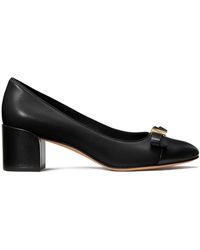 Kate Spade - Deco Bow Smooth Leather Ballet Pumps - Lyst
