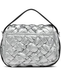 DKNY - Nadia Small Quilted Flap Shoulder Bag - Lyst