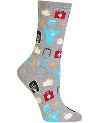 Hot Sox - Medical-professionals Theme Crew Socks - Lyst