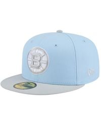 KTZ - /gray Boston Bruins Color Pack Two-tone 59fifty Fitted Hat - Lyst