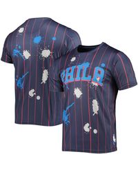 FISLL - Philadelphia 76ers Striped Splatter T-shirt - Lyst