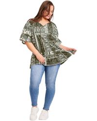 Avenue - Flutter Sleeve Top - Lyst