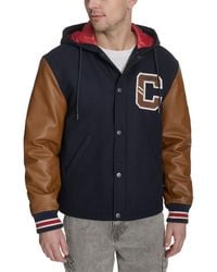 Champion - Mixed Media Coaches Jacket - Lyst