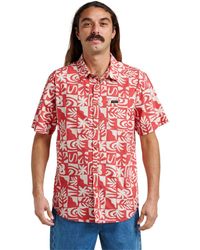 Quiksilver - Terra Classic Stretch Short Sleeve Shirt - Lyst