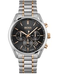 BOSS - Champion Chronograph Bracelet Watch - Lyst