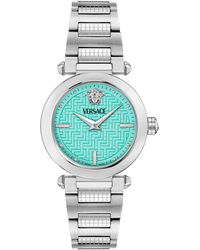 Versace - Swiss Greek Steel Bracelet Watch 35mm - Lyst
