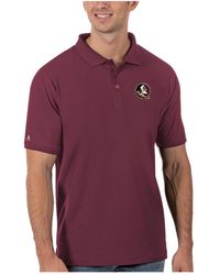 Antigua - Florida State Seminoles Legacy Pique Polo - Lyst