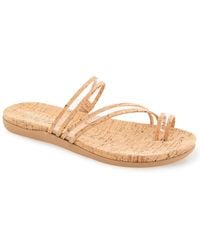 Kenneth Cole - Gia Flat Slip-on Sandals - Lyst