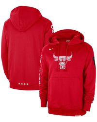 Nike - Distressed Chicago Bulls 2023/24 City Edition Courtside Standard Issue Pullover Hoodie - Lyst