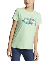 PUMA - The Tropics Cotton Logo-graphic T-shirt - Lyst