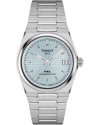 Tissot - Swiss Automatic Prx Powermatic 80 Stainless Steel Bracelet Watch 35mm - Lyst