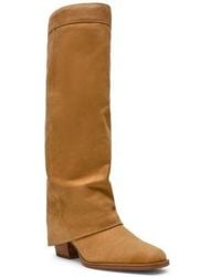 Steve Madden - Winnick Wide Calf Cuffed Boots - Lyst