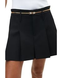 Nocturne - Pleated Mini Skirt - Lyst