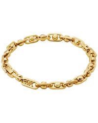 Michael Kors - Mk Astor Precious Metal-Plated Brass Link Bracelet - Lyst