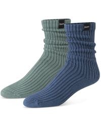 Hanes - Originals Premium Supersoft Slouch Crew Socks - Lyst