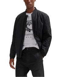 BOSS - Boss By Relaxed-fit Water-repellent Jacket - Lyst