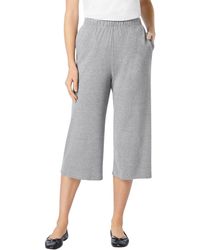 Woman Within - Plus Size 7-day Knit Culotte - Lyst
