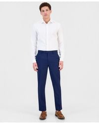 Vince Camuto Slim-Fit Long-Sleeve Henley Shirt in White for Men | Lyst