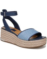 Franco Sarto - Tiffany Open Square Toe Espadrille Platform Sandals - Lyst