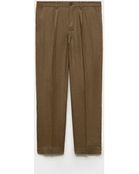 Mango - Regular-fit Linen Trousers - Lyst