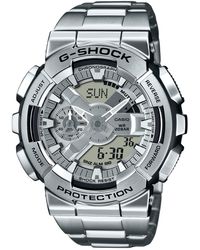 G-Shock - Quartz Tone Stainless Steel Watch - Lyst
