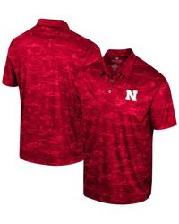 Colosseum Athletics - Nebraska Huskers Daly Print Polo Shirt - Lyst