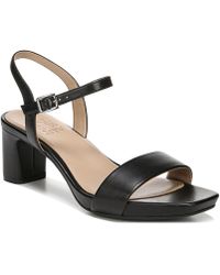 Naturalizer Synthetic Bristol Ankle Strap Sandals in Natural - Lyst