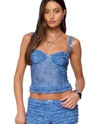 Edikted - Shailee Ruffled Bra Top - Lyst