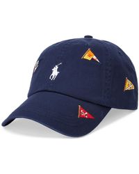 Polo Ralph Lauren - Nautical Embroidered Twill Ball Cap - Lyst