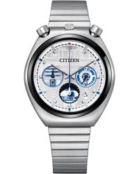 Citizen - Star Wars R2-d2 Stainless Steel Bracelet Watch 38mm - Lyst