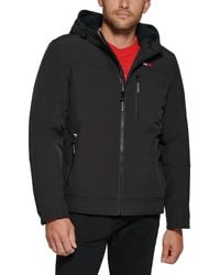 Tommy Hilfiger - Sherpa-lined Softshell Hooded Jacket - Lyst