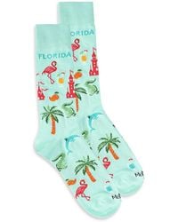 Memoi - Destination Rayon From Bamboo Novelty Crew Socks - Lyst