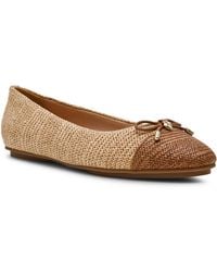 Anne Klein - Luci Cap Toe Ballet Flats - Lyst