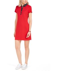 tommy hilfiger collared shift dress