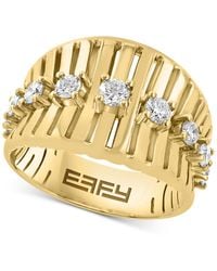Effy - Effy Diamond Openwork Concave Statement Ring (3/4 Ct. T.w. - Lyst