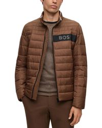 BOSS - Boss By Tape Water-repellent Padded Jacket - Lyst