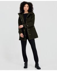Michael Kors - Michael Hooded Button-front Coat - Lyst