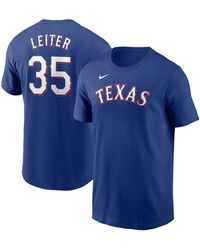 Nike - Jose Leclerc Texas Rangers Player Name And Number T-shirt - Lyst