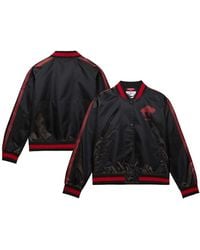 Mitchell & Ness - Buffalo Bills Raglan Satin Full-snap Jacket - Lyst