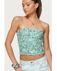 Edikted - Brynn Sequin Strapless Top - Lyst