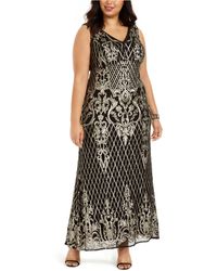 r & m richards plus size formal dresses