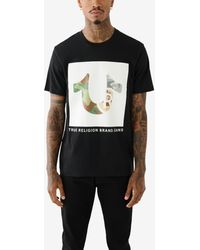 True Religion - Short Sleeve Multi Camo T-shirt - Lyst